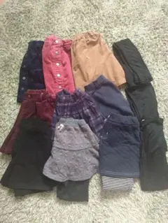 120cm 女の子 ボトムス 11点 まとめ売り