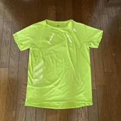 adidas ランニング Tシャツ 蛍光グリーン
