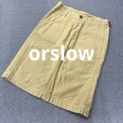 K904◯ orSlow オアスロウ チノスカート タイトスカート 日本製 1のサムネイル
