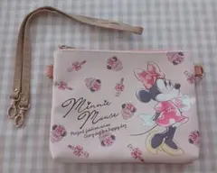 ディズニー　ミニーマウス　ポーチ