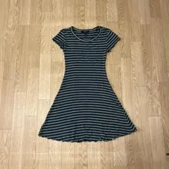 Forever21 ボーダー Aラインワンピース