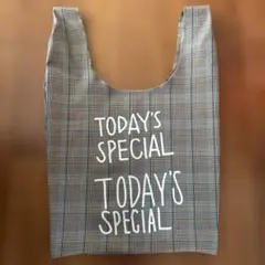 TODAY'S SPECIAL チェックマルシェバッグ エコバッグのサムネイル