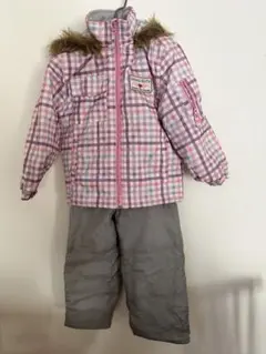 CCLTEAM チェック柄スキーウェア 110