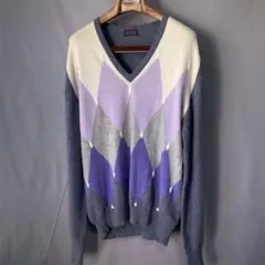 Ballantyne カシミヤ100 Vネック ニット バランタイン 80s - メルカリ