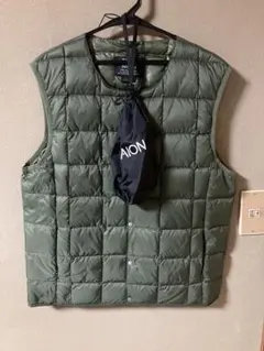 【美品】TAION インナーダウンベスト オリーブ M