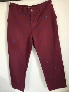XLARGE 刺繍 焚き火柄 アウトドア パンツ ワークパンツ チノのサムネイル