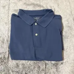L.L.Bean ネイビー ポロシャツ オリジナルフィット