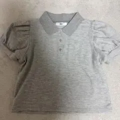NICE CLAUP plume 襟付きポロシャツ グレー