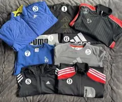 22着セット 130〜150サイズ アディダスなど ジャージ アウター Tシャツ