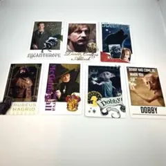 ハリーポッター ルーピン マクゴナガル ハグリッド ドビー 7枚セット スナップ