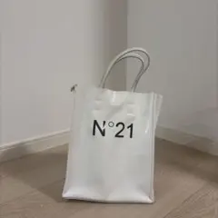 N°21 ホワイト トートバッグ