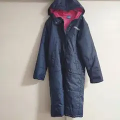 OUTDOORベンチコート Мサイズ 紺色 ネイビー×ピンク