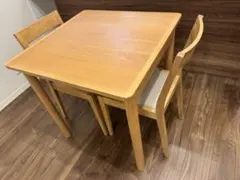 送料込み　無印良品　ダイニングテーブル　廃盤品 送料込み！【無印良品】ナチュラル木製ダイニングテーブル （引き出し