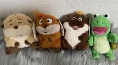 私がビーバーになる時　ぬいぐるみキーホルダー ジョージ&ローフ&メイベル&トム