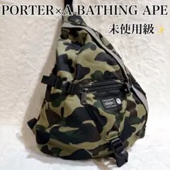 A BATHING APE × PORTER ウエストバッグ　ボディバッグ 2026年最新】A BATHING APE PORTER ウエストバッグの人気アイテム