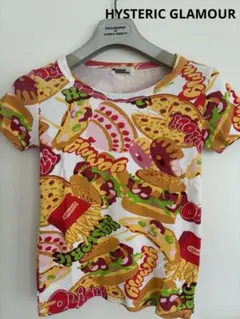 ［美品］HYSTERIC GLAMOUR ハンパ-ガー柄Tシャツのサムネイル