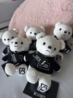 BE:FIRST BMSGくま 黒パーカーver. ぬいぐるみ 5体セット
