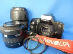MINOLTA α-101si フィルムカメラ レンズ3本セット 一眼 MINOLTA α-101si フィルムカメラ レンズ3本セット 一眼