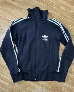adidas トレフォイル トラックジャケット ブラック M