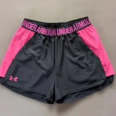 UNDER ARMOUR ショートパンツ 黒/ピンク