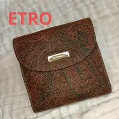 ✨極美品 エトロ レザー ペイズリー柄 べっ甲 イタリア製 オールド ポーチ付き ✨極美品 エトロ レザー ペイズリー柄 べっ甲 イタリア製