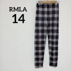 RMLA 【14】カジュアルパンツ スパッツ レギンス チェック柄 白 黒 赤