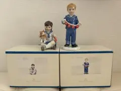 チ*ク様 ロイヤルコペンハーゲン 2002年 フィギュリン 男の子 女の子