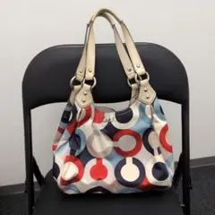 a*i様 【激レア】Coach 円形パターン ショルダーバッグ