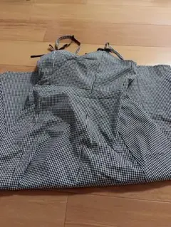 ワンピース ギンガムチェック柄