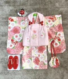七五三　着物セット　3歳　女の子　花ひめ