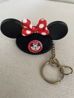 ミニーマウス　ファンキャップ　キーホルダー