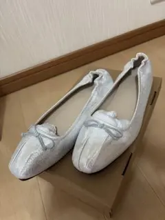 【LAKOLE】ギャザータックバレエシューズ