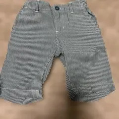 【美品】プチバトー　ストライプ ハーフパンツ 5ans/110㎝