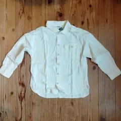 BREEZE 長袖シャツ サイズ120 クリーム色