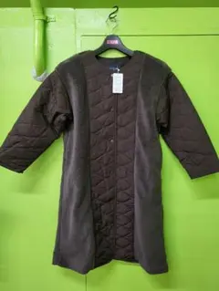 アーバンリサーチ　キルティング切り替えロングボアコート