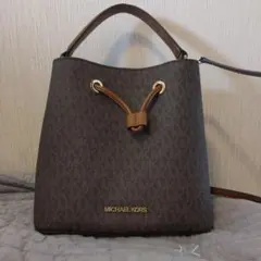 MICHAEL KORS バケットバッグ ブラウン