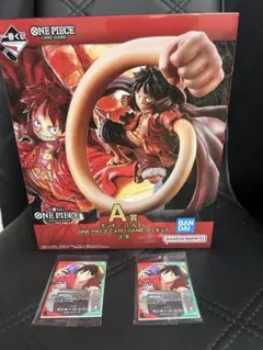 一番くじ ONEPIECE CARD GAME A賞モンキーDルフィ&プロモ2枚