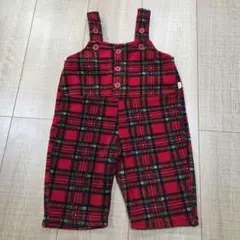 Aosta チェックロンパース