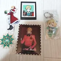 Obey Me!オベイミー サタン ちびころ 缶バッジ＆アクリルスタンド