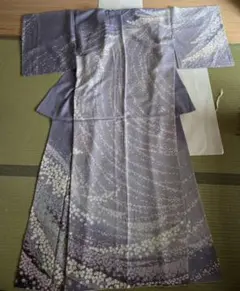 辻ヶ花 おぼろ染め 正絹 大きめサイズ》未使用 しつけ付き 即購入不可 
