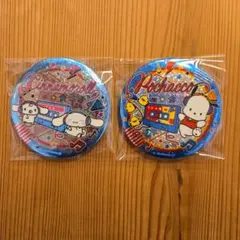 キラキラBIG缶バッジ2 シナモロール 　ポチャッコ