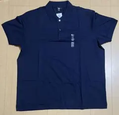 ユニクロ ドライカノコポロシャツ 3XL ネイビー　新品タグ付き