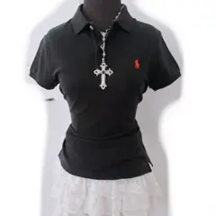 美品✨️y2k平成ギャル ラルフローレン　ビックポニー　ポロシャツ ピチT　チビ