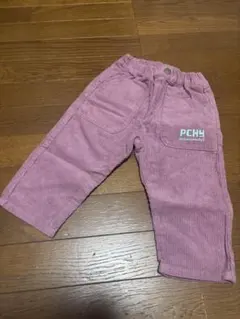 コーデュロイ パープルパンツ 90cm