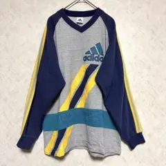 【美品】80-90s adidas アディダス スウェット デサント 日本製