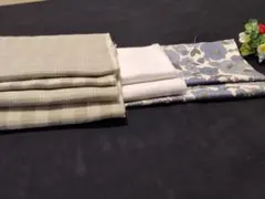 端切れ　（ダブルガーゼ·白麻·木綿）新品