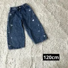 キッズデニム　クロップド丈のサムネイル