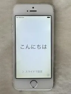 Apple iPhone 5s シルバー 本体