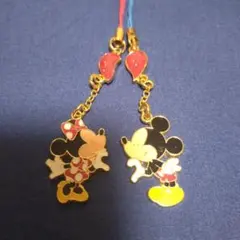 ディズニー ミッキー・ミニー キーホルダー ストラップ