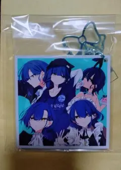 ぼっちざろっく　山田リョウ　アクリルキーホルダー、コラボカフェステッカー、銀テ